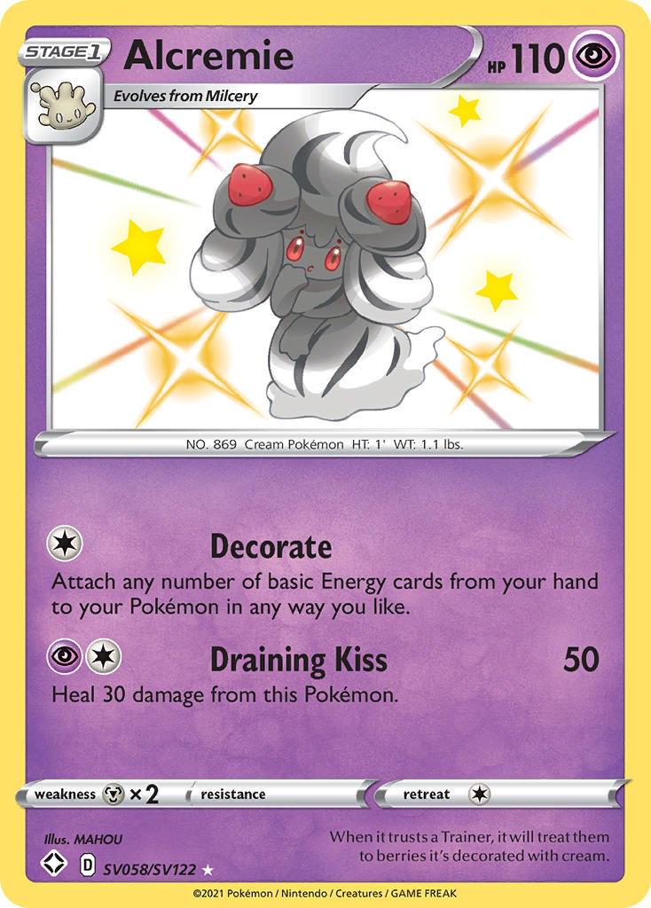 Alcremie Shiny Holo SV058/SV122 Shining Fates