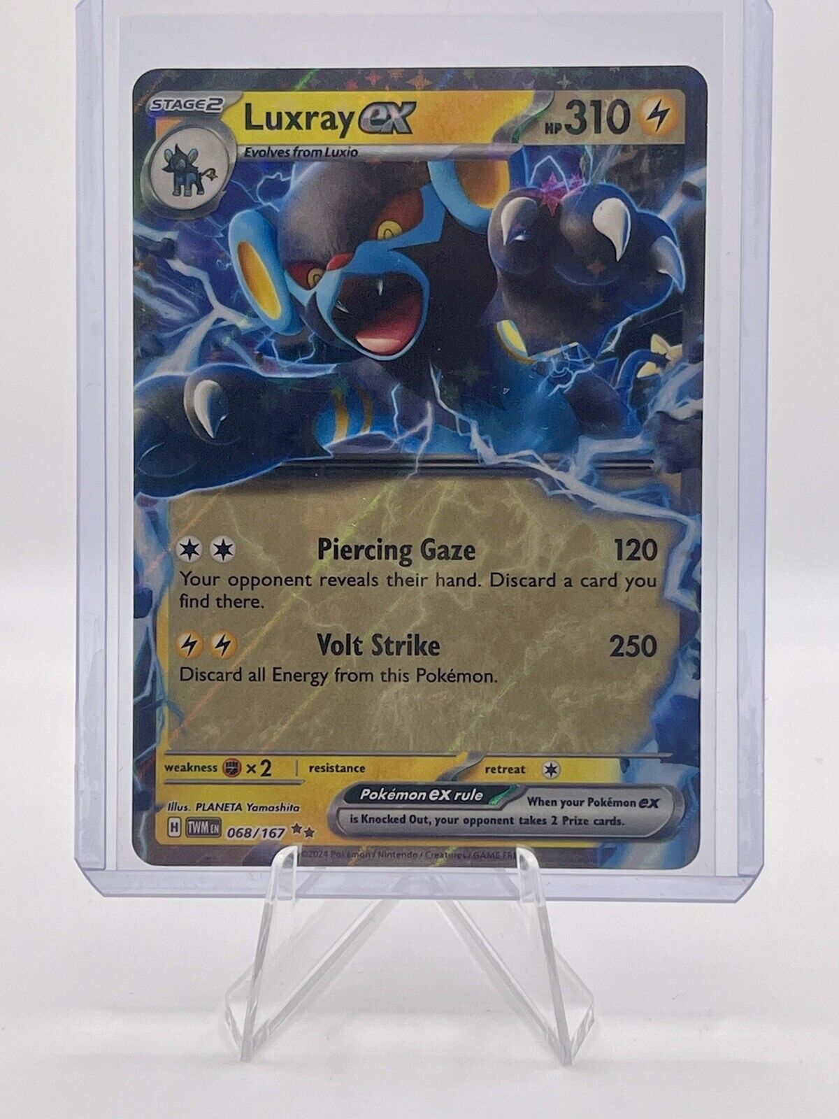 Luxray EX Scarlet & Violet Twilight Masquerade 068/167 Holo