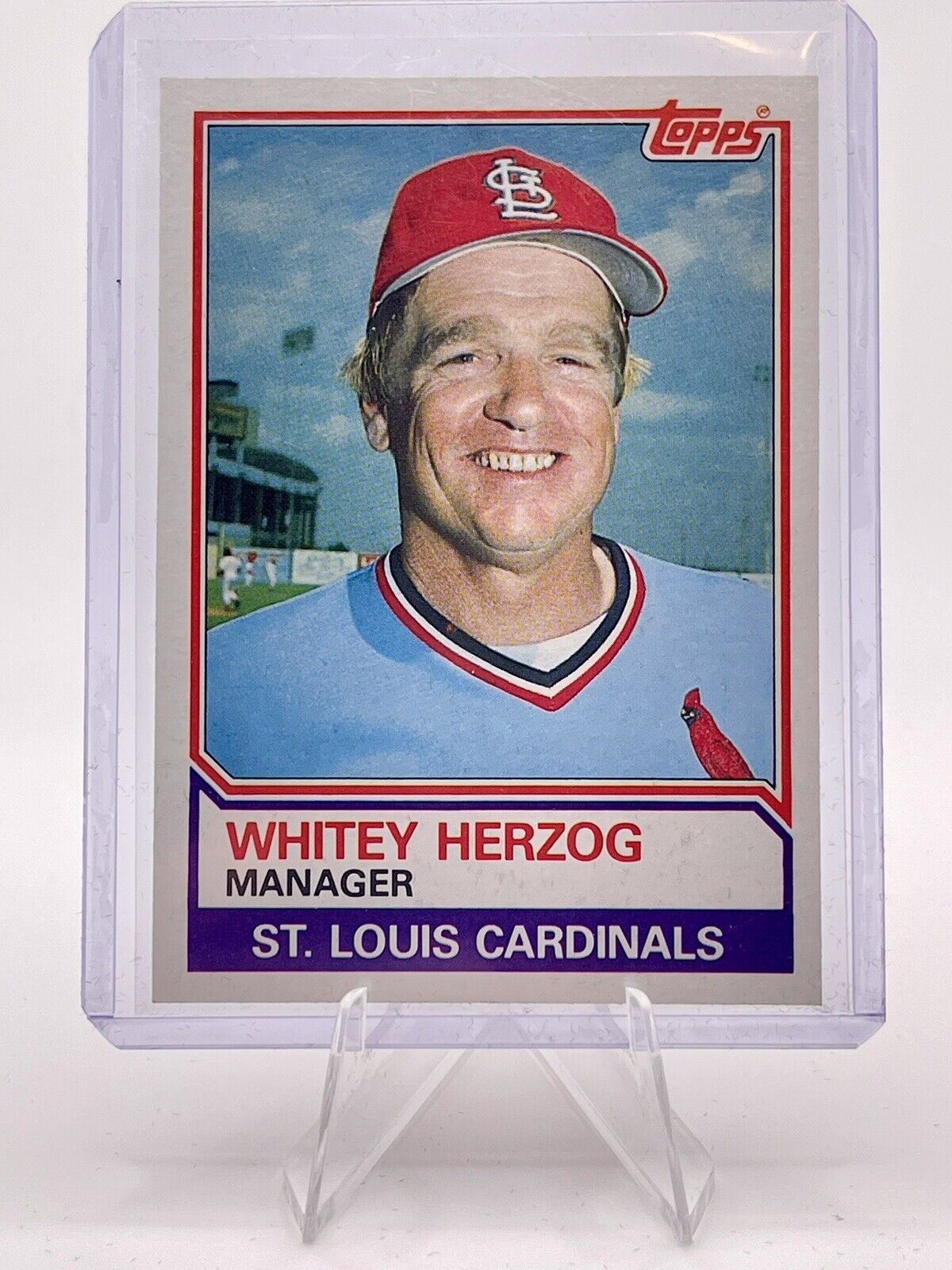 Whitey Herzog 1983 Topps #186