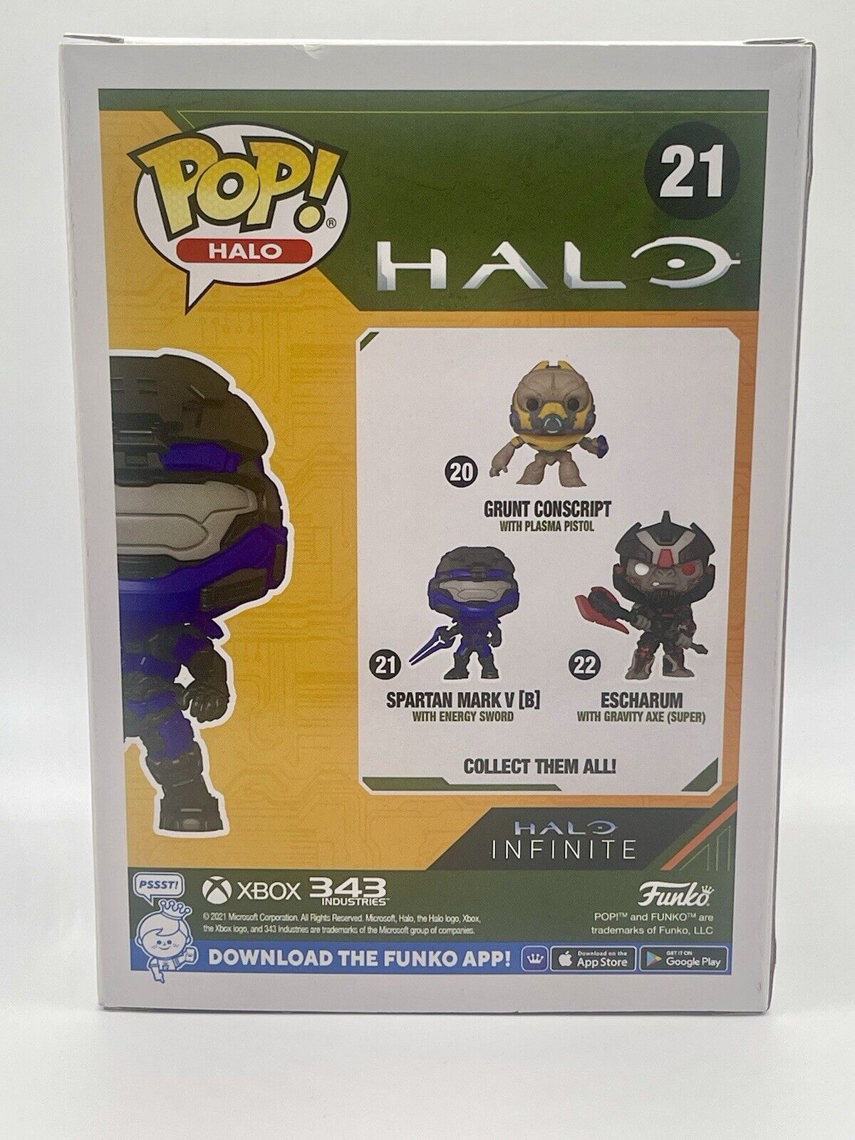 Funko Pop! Vinyl: Halo - Spartan Mark V (B) with Energy Sword (Chase)