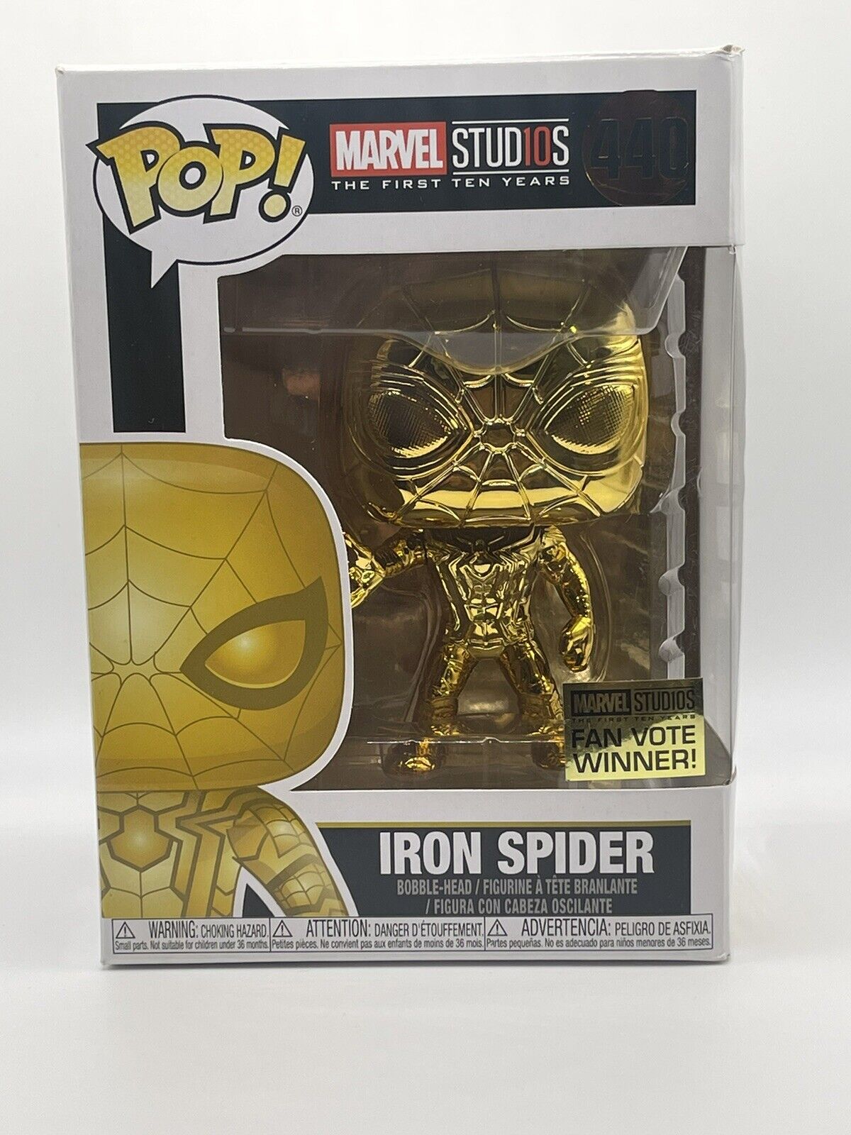 Iron Spider Gold Chrome Funko Pop! #440