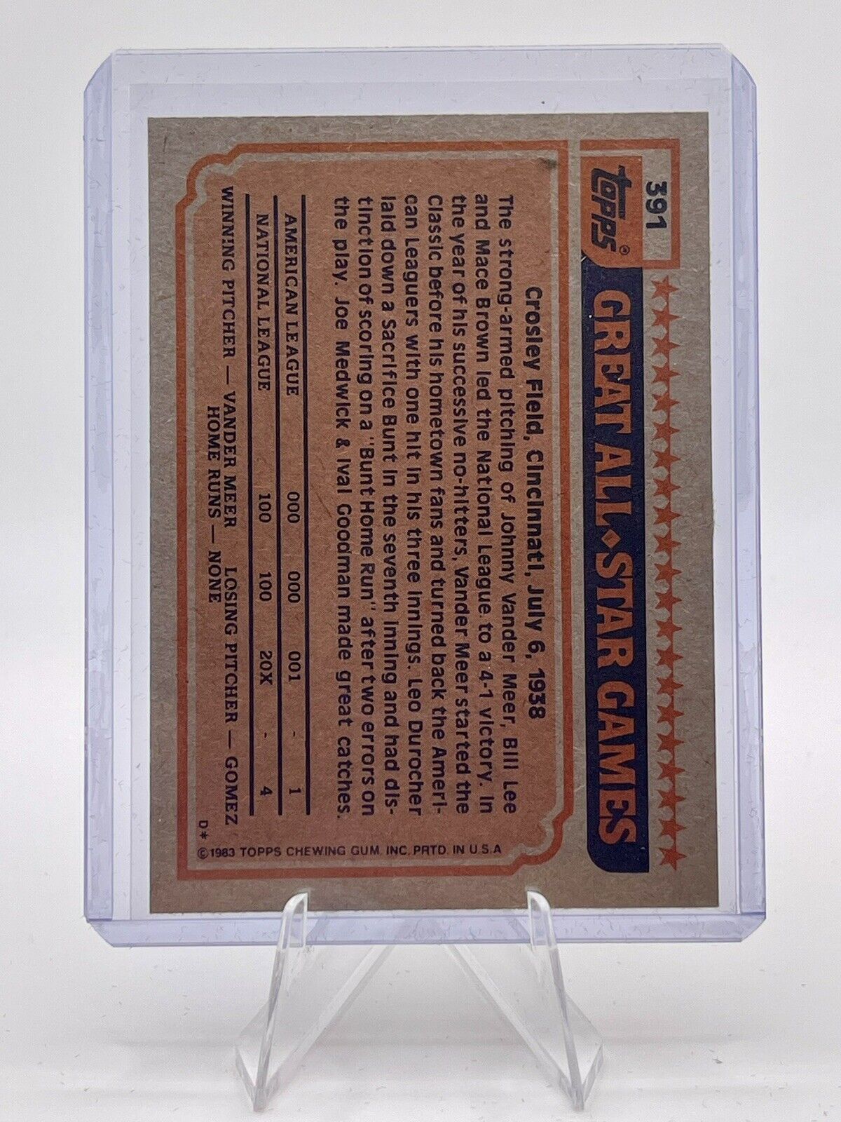 Rickey Henderson 1983 Topps #391