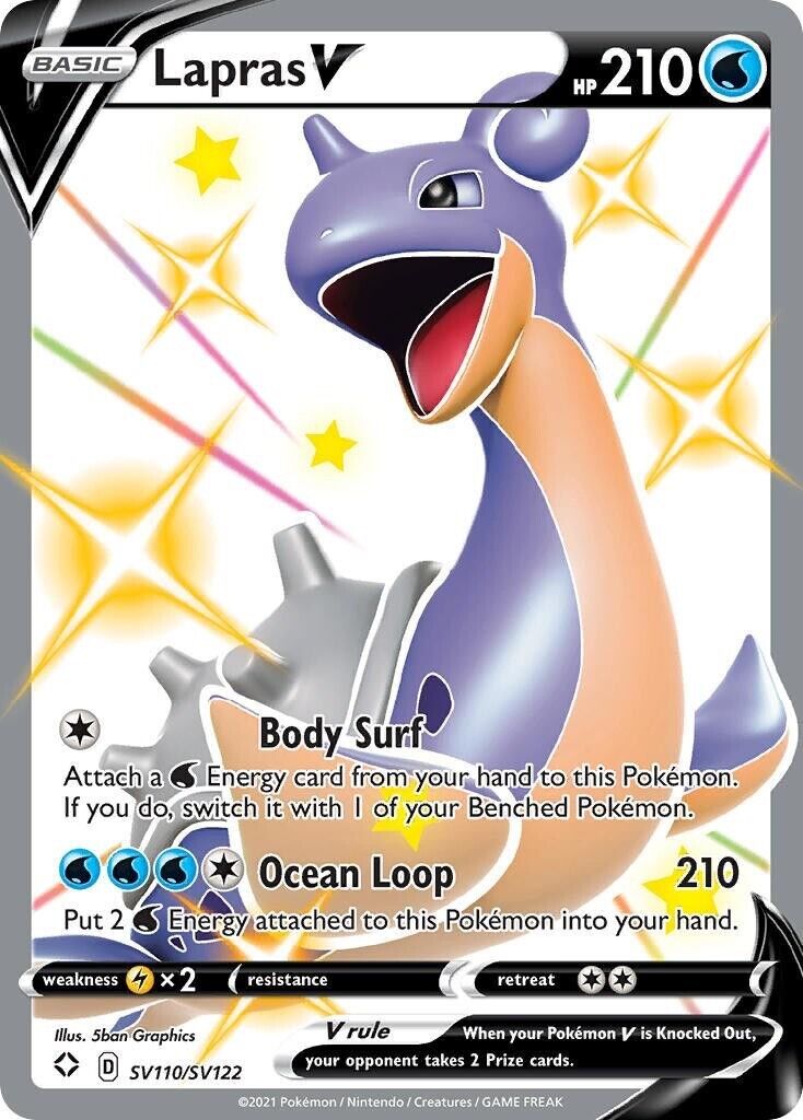 SHINY LAPRAS V SV110/SV122 Shining Fates