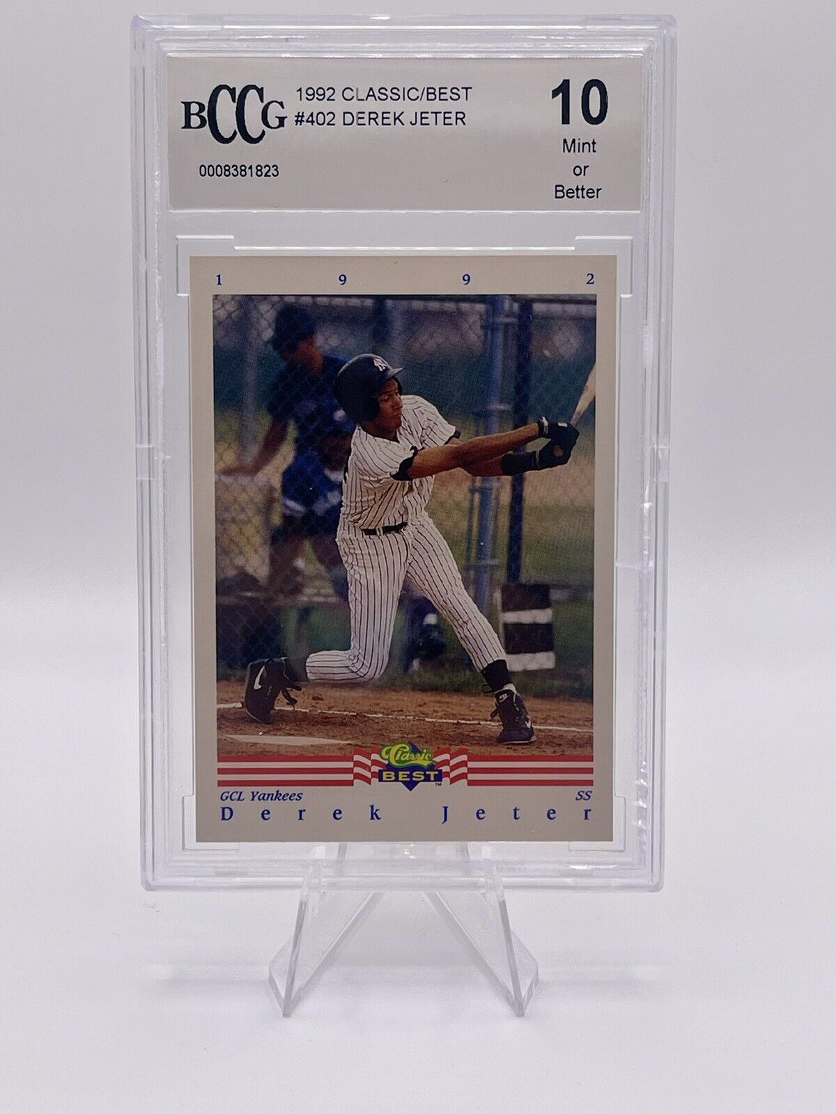 Derek Jeter 1992 Classic Best Blue Bonus Rookie Card