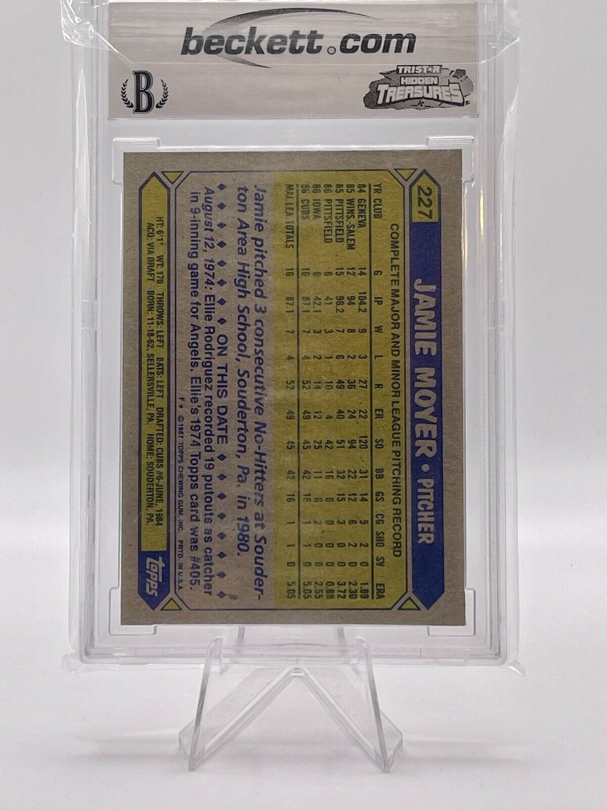 Jamie Moyer 1987 Topps #227