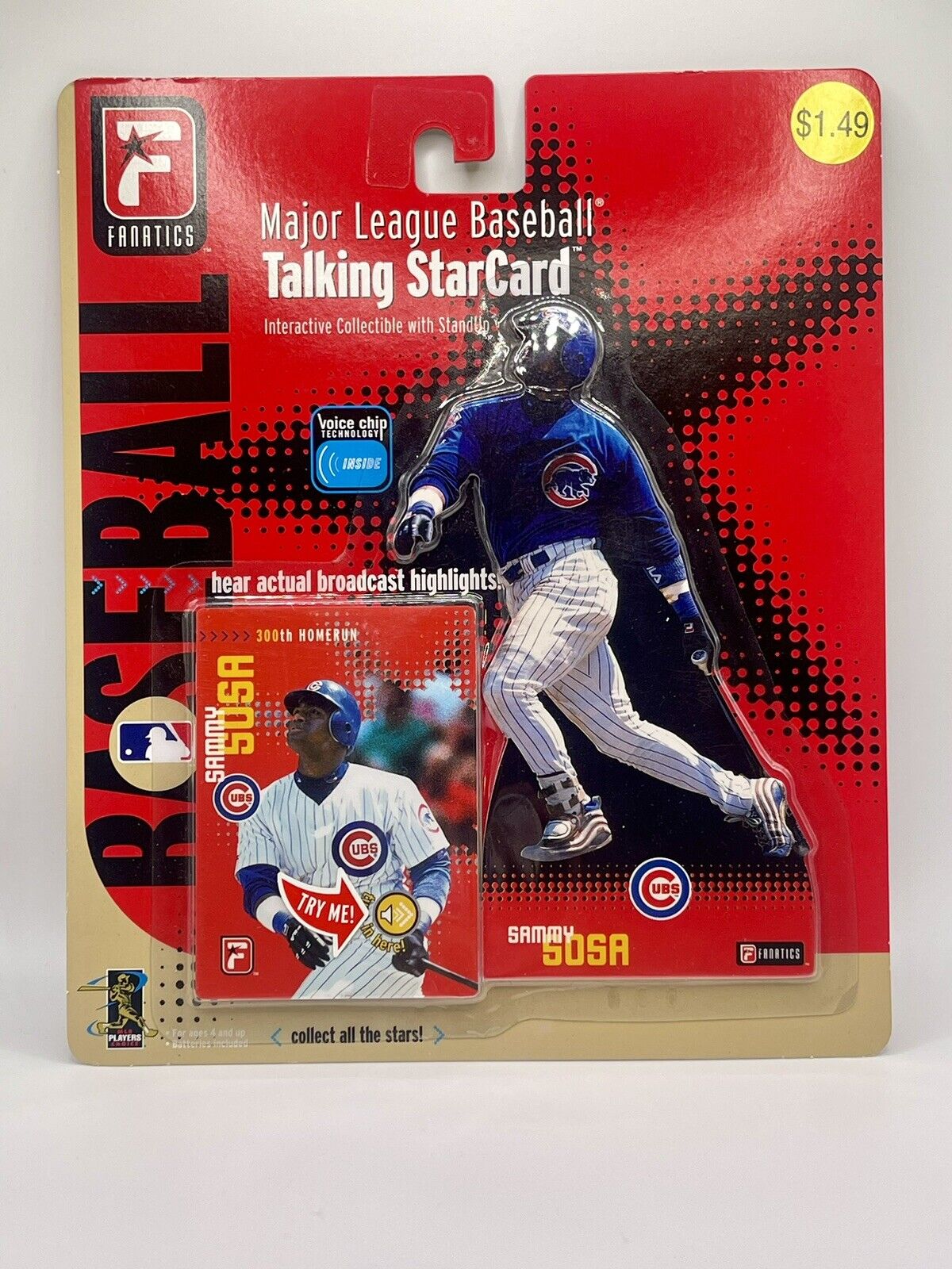 Sammy Sosa Talking Star Card