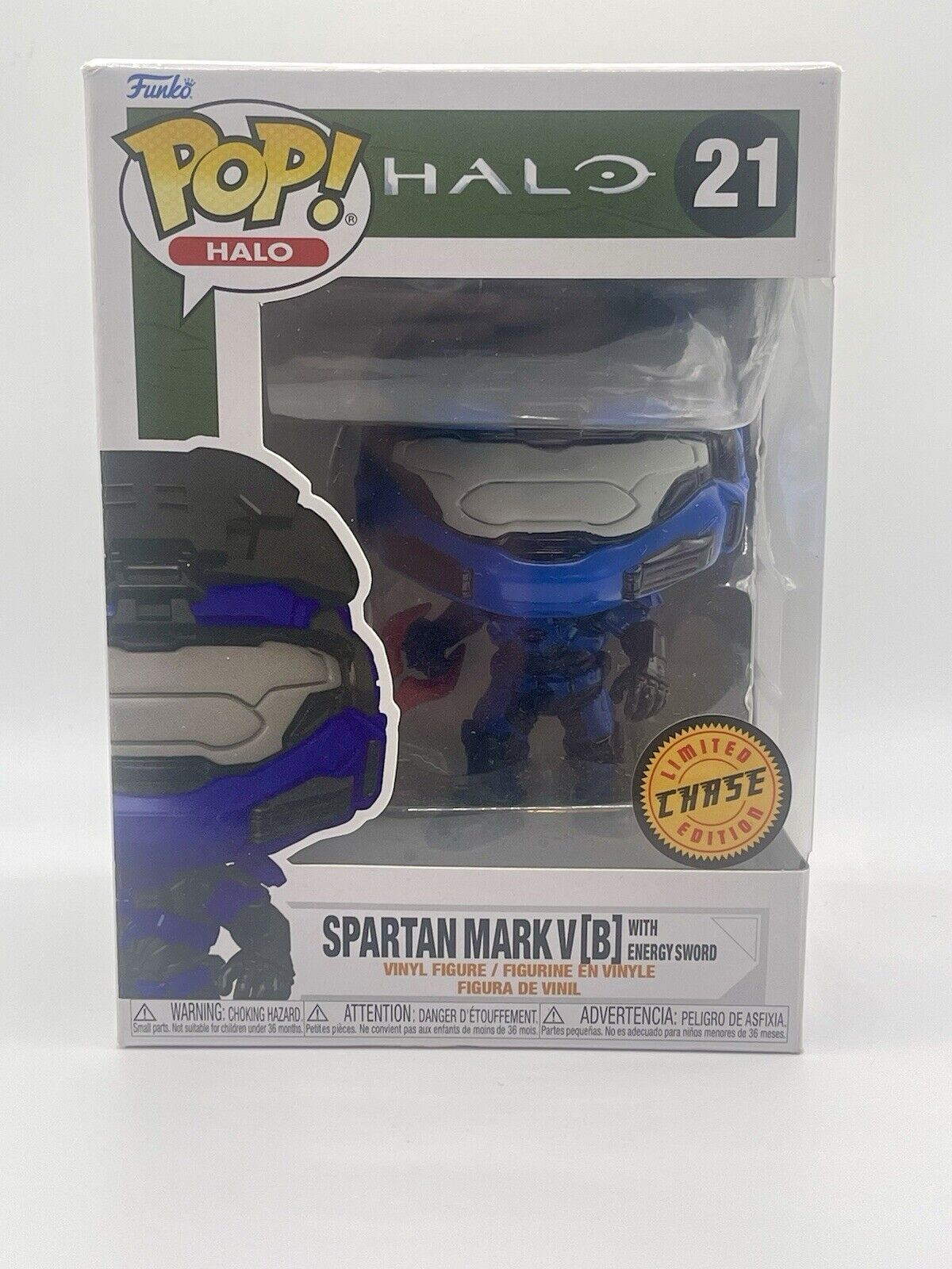 Funko Pop! Vinyl: Halo - Spartan Mark V (B) with Energy Sword (Chase)