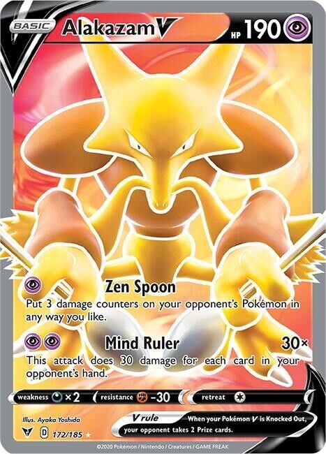 Alakazam V 172/185 Vivid Voltage