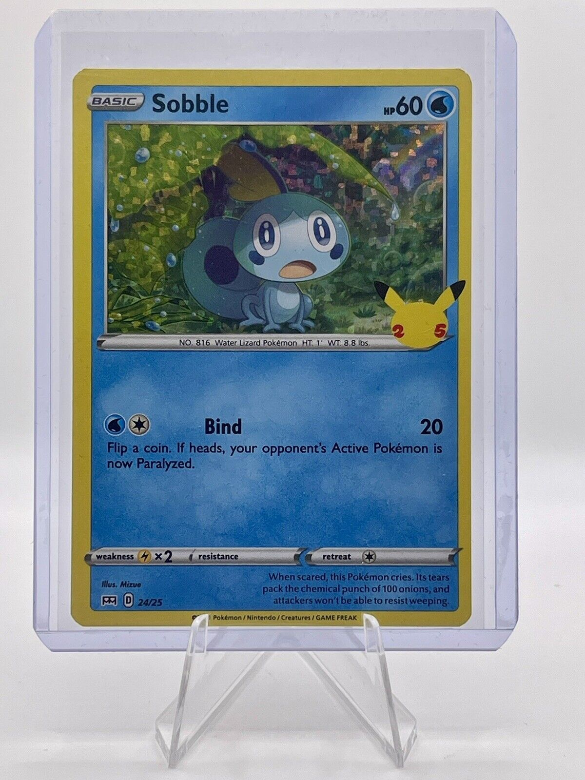 Sobble Holo McDonald's Exclusive Promo 2021 25th Anniversary