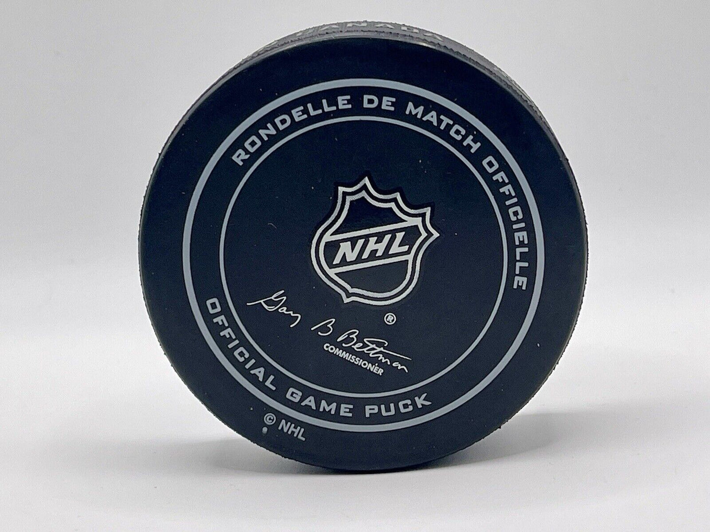Anders Lee New York Islanders Captain Signed Autographed NHL Logo Puck