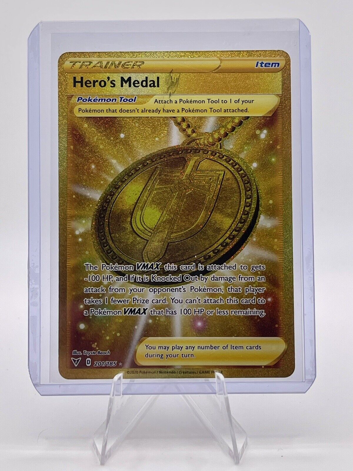 Hero's Medal 201/185 Vivid Voltage