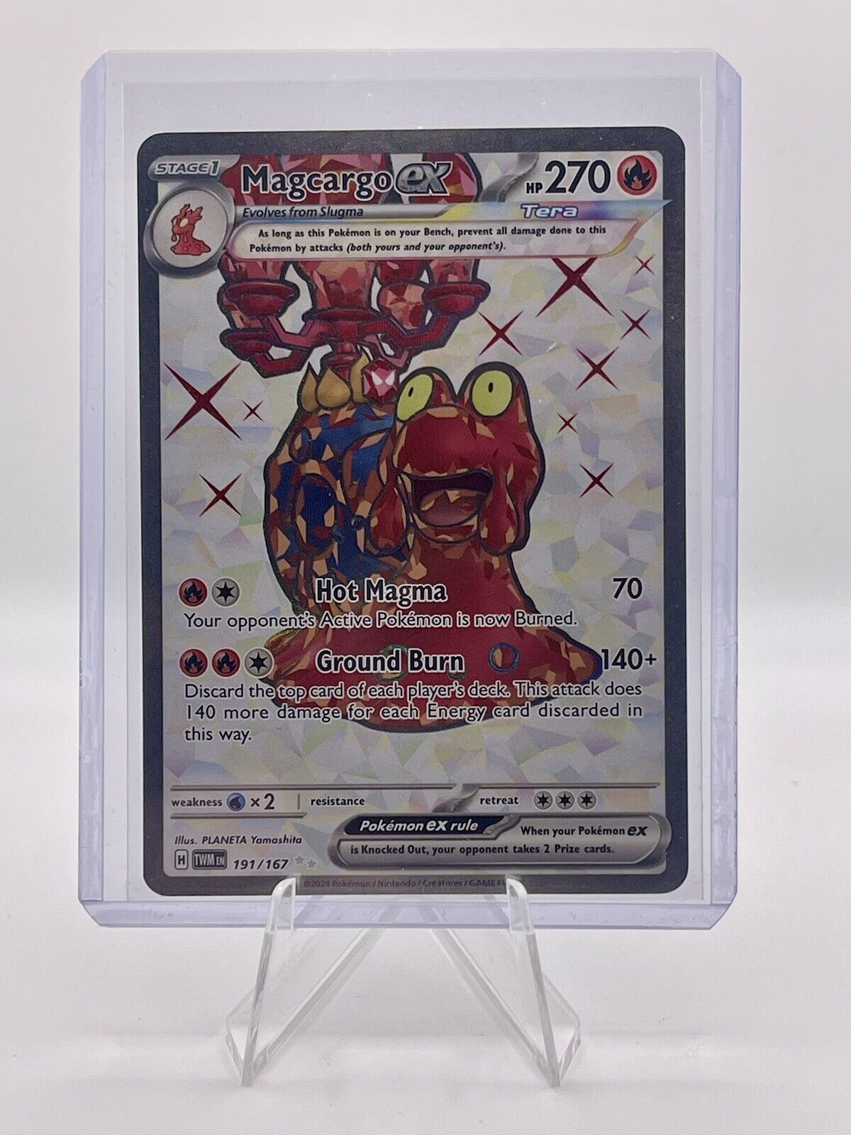 Magcargo ex Scarlet & Violet-Twilight Masquerade 191/167 Holo