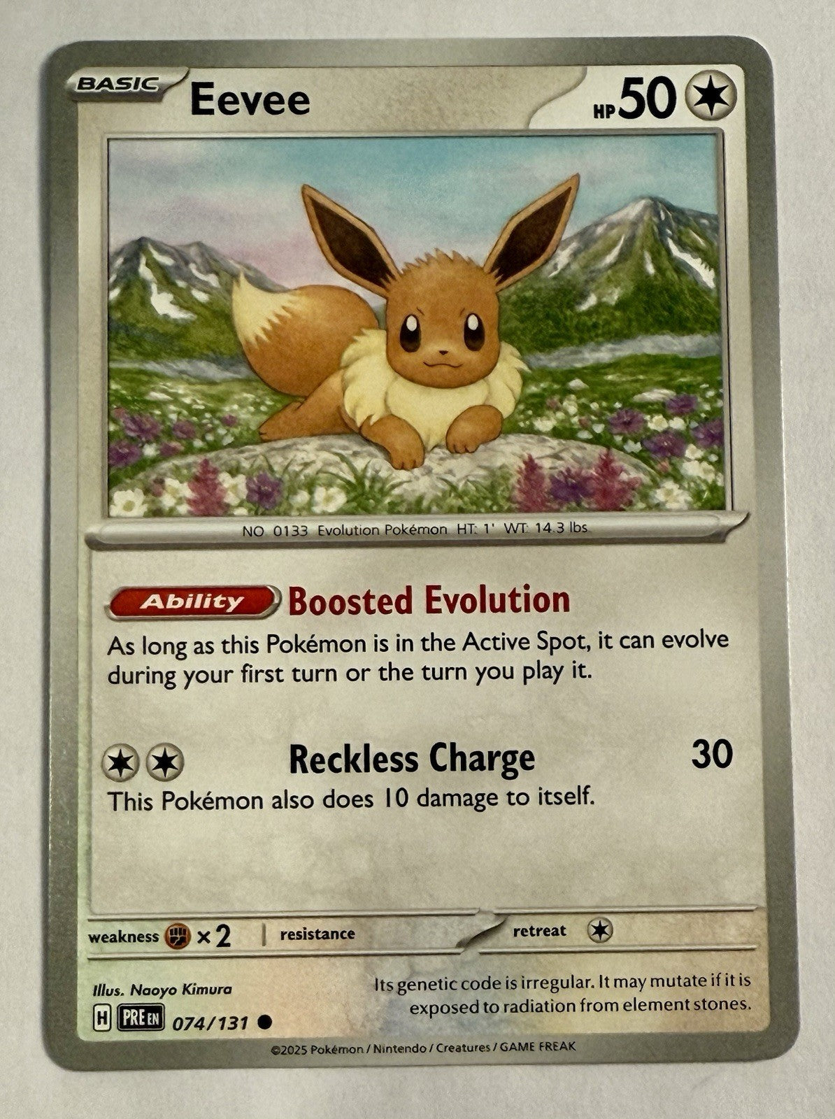 Eevee 074/131 Prismatic Evolutions Regular