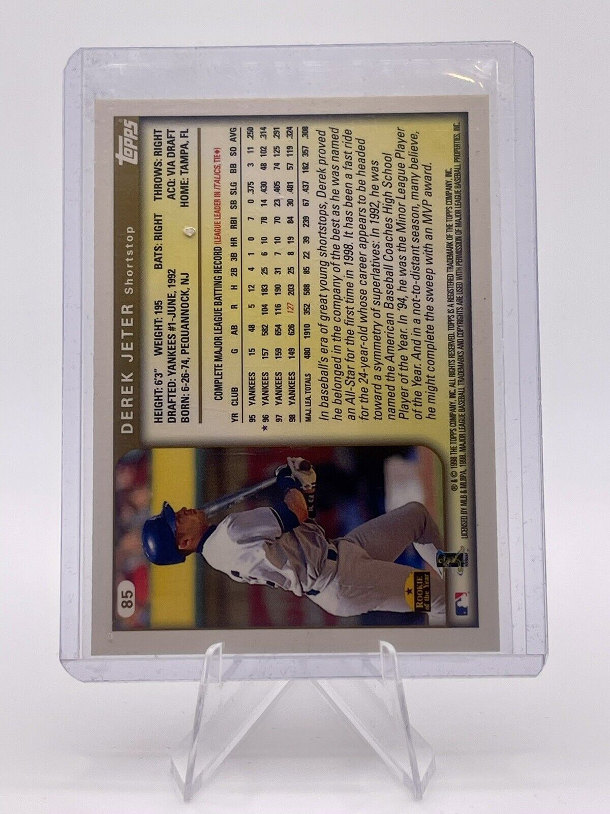 Derek Jeter 1998 Topps 85