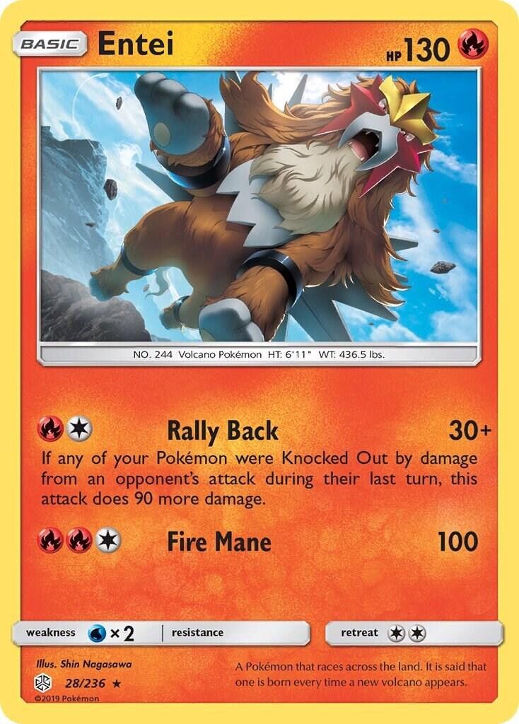 Entei Cosmic Eclipse Rare 28/236