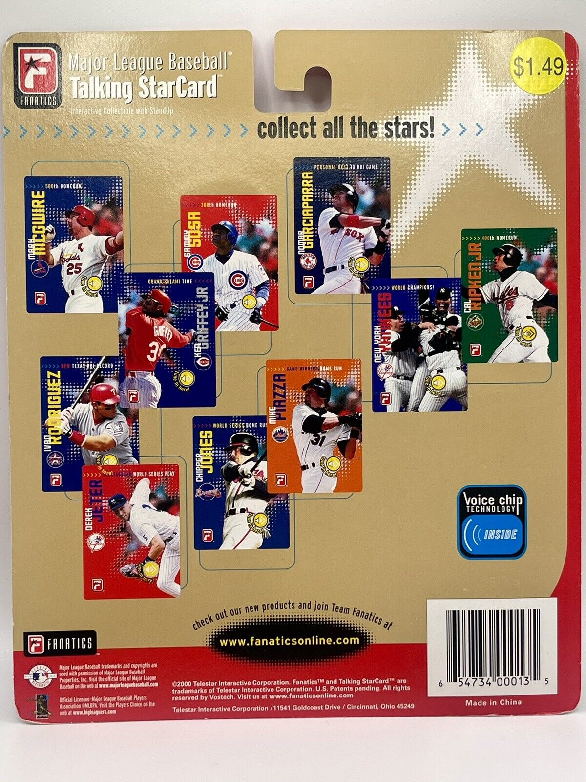 Mark McGuire MLB Talking StarCard