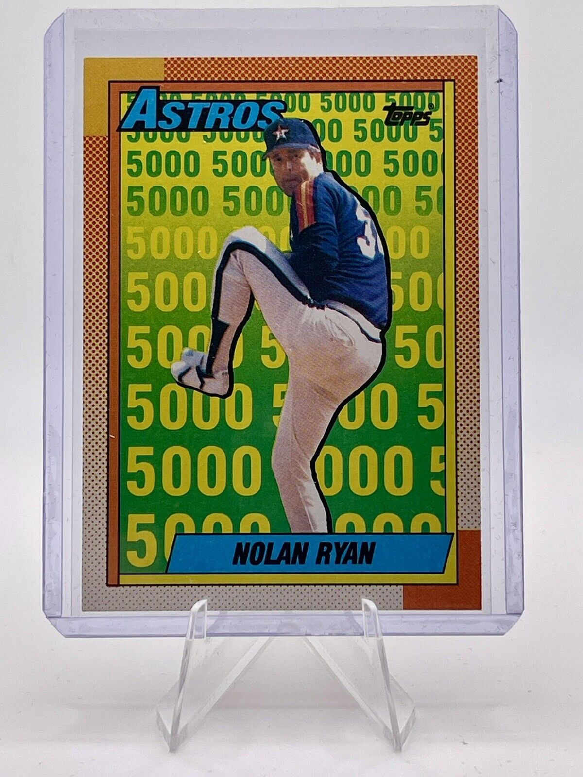 Nolan Ryan 1990 Topps 5000 Strikeouts #4