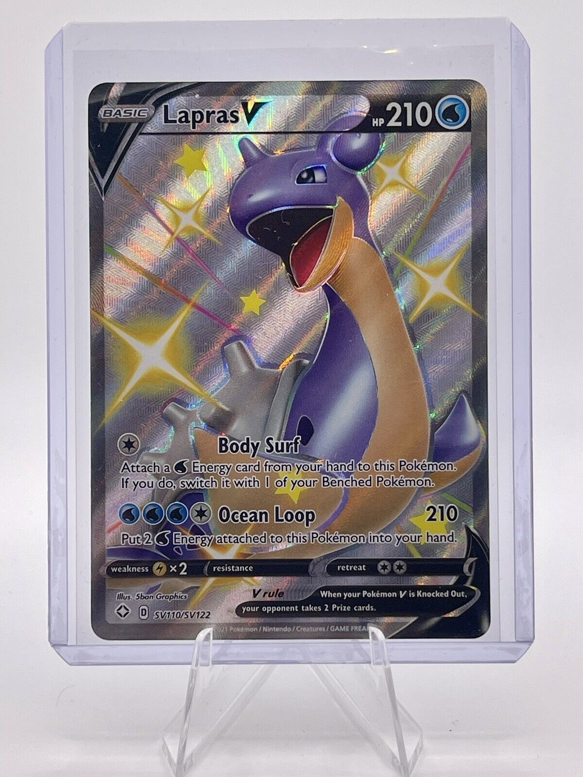 SHINY LAPRAS V SV110/SV122 Shining Fates