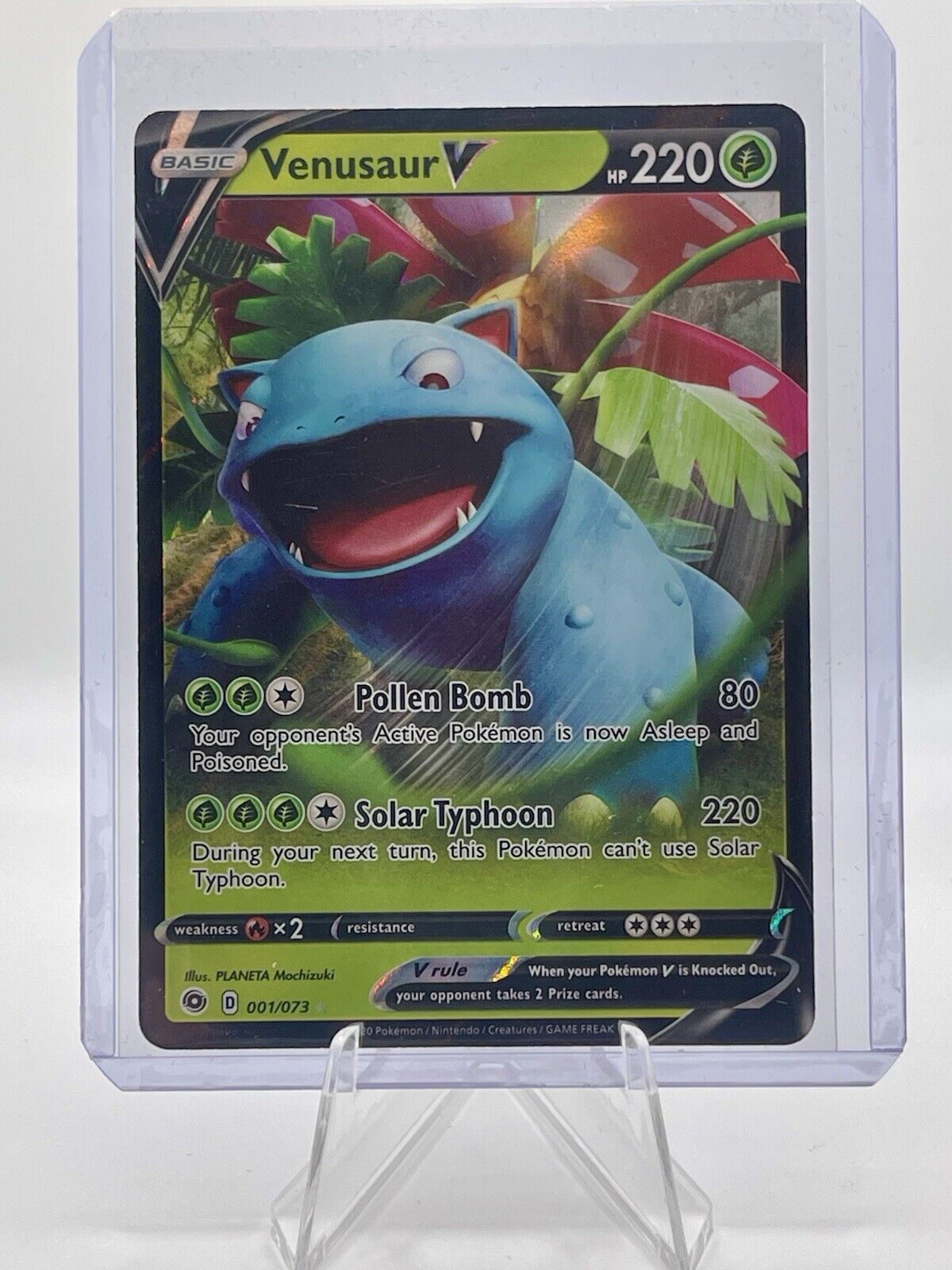 Venusaur V 01/73 Champions Path Holo