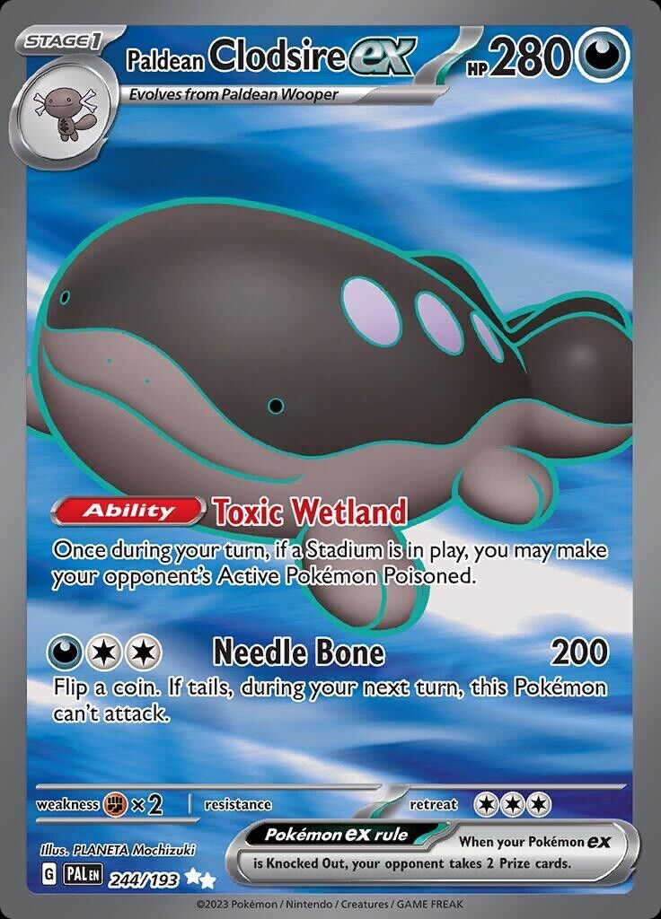 Clodsire ex Scarlet & Violet Paldea Evolved 244/193