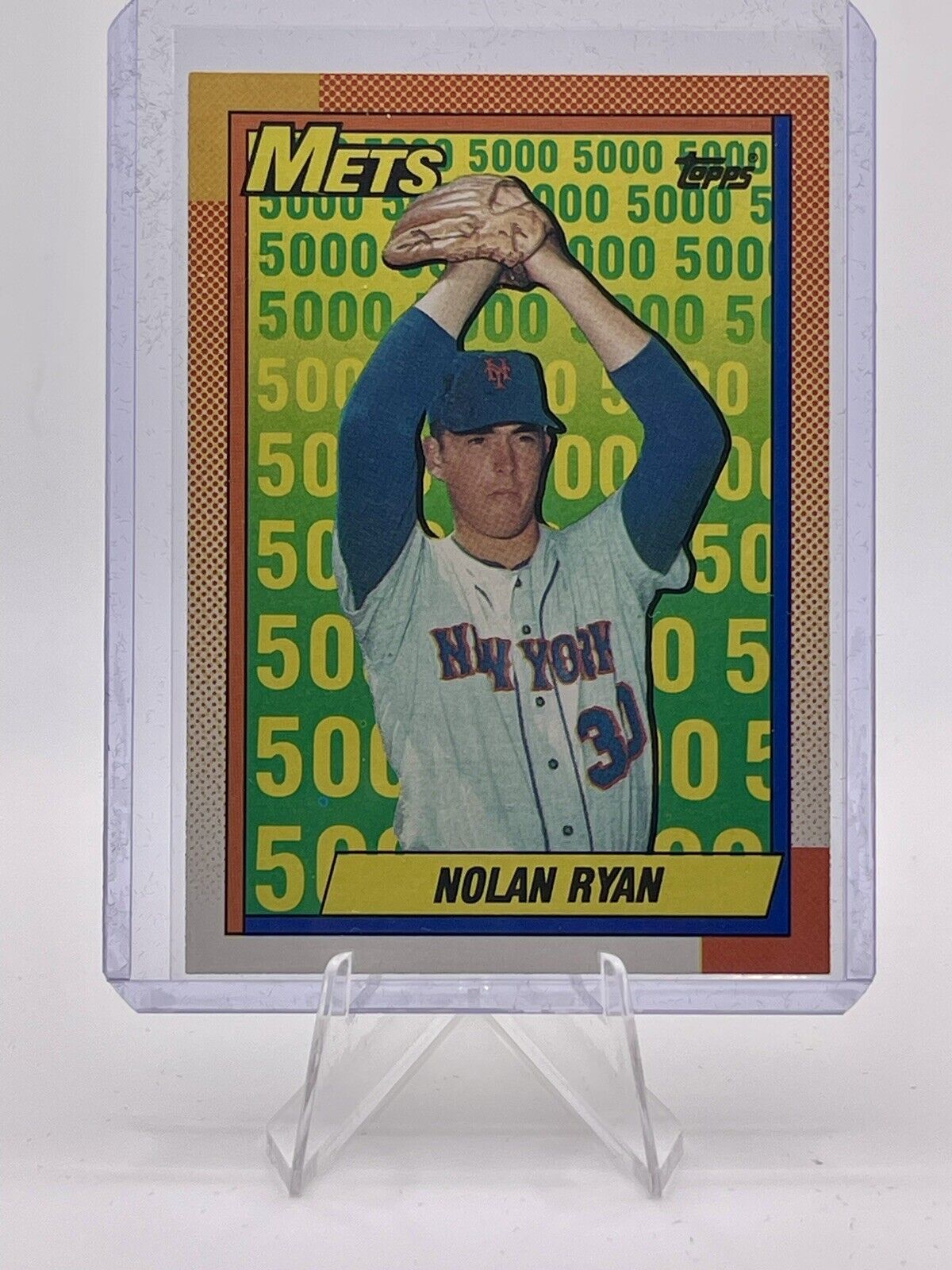 Nolan Ryan 1990 Topps 5000 Strikeouts #2
