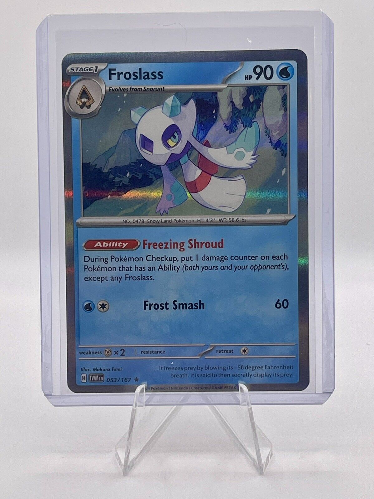 Froslass 053/167 Sv06: Twilight Masquerade Reverse Holo