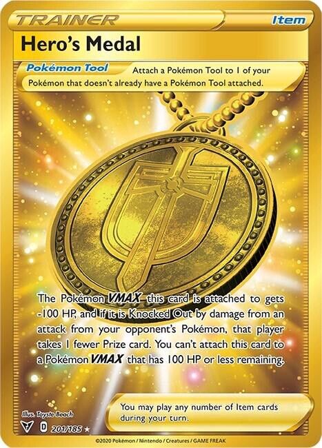 Hero's Medal 201/185 Vivid Voltage