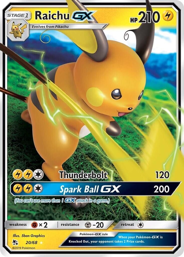 Raichu GX 20/68 Hidden Fates #60