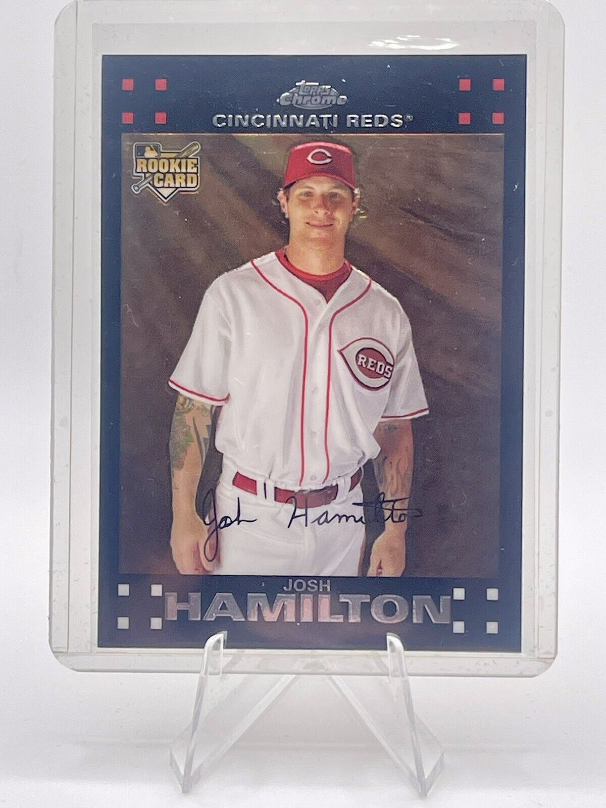 Josh Hamilton 2007 Topps Chrome Rookie Card #287