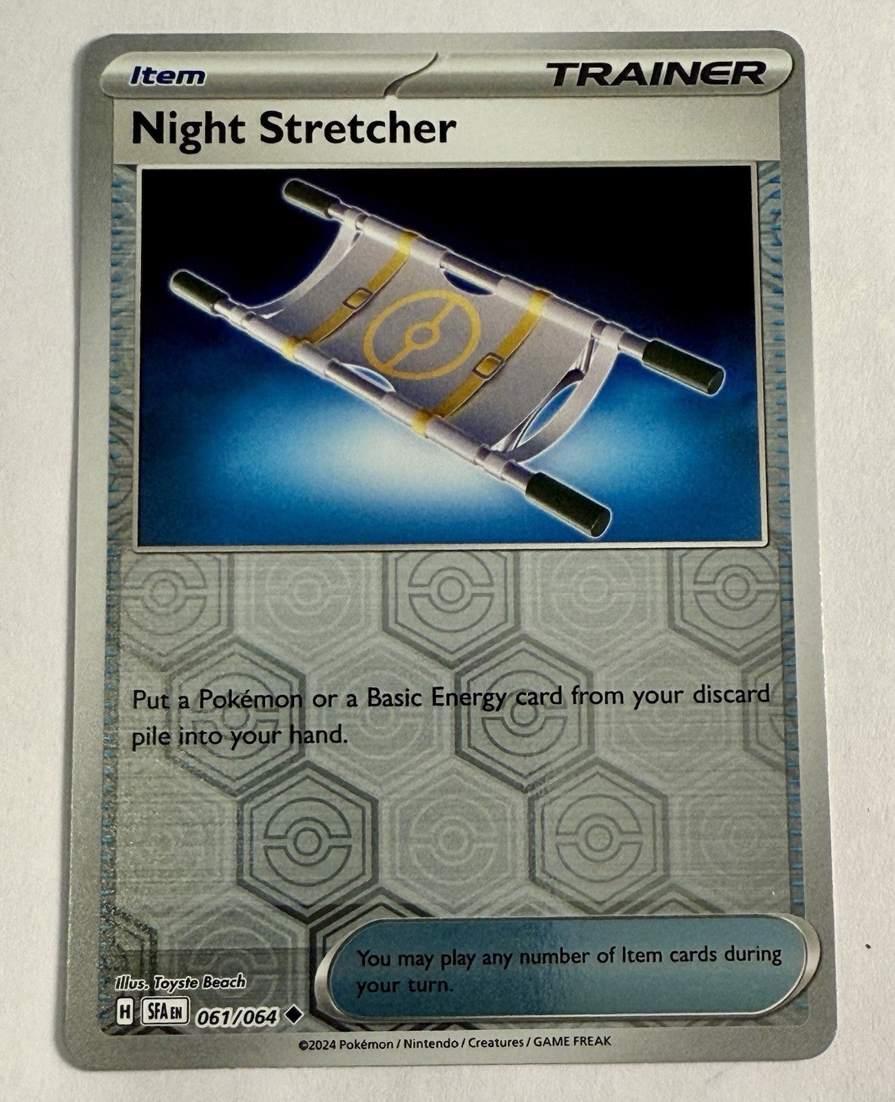 Night Stretcher 061/064 Sv: Shrouded Fable Reverse Holo
