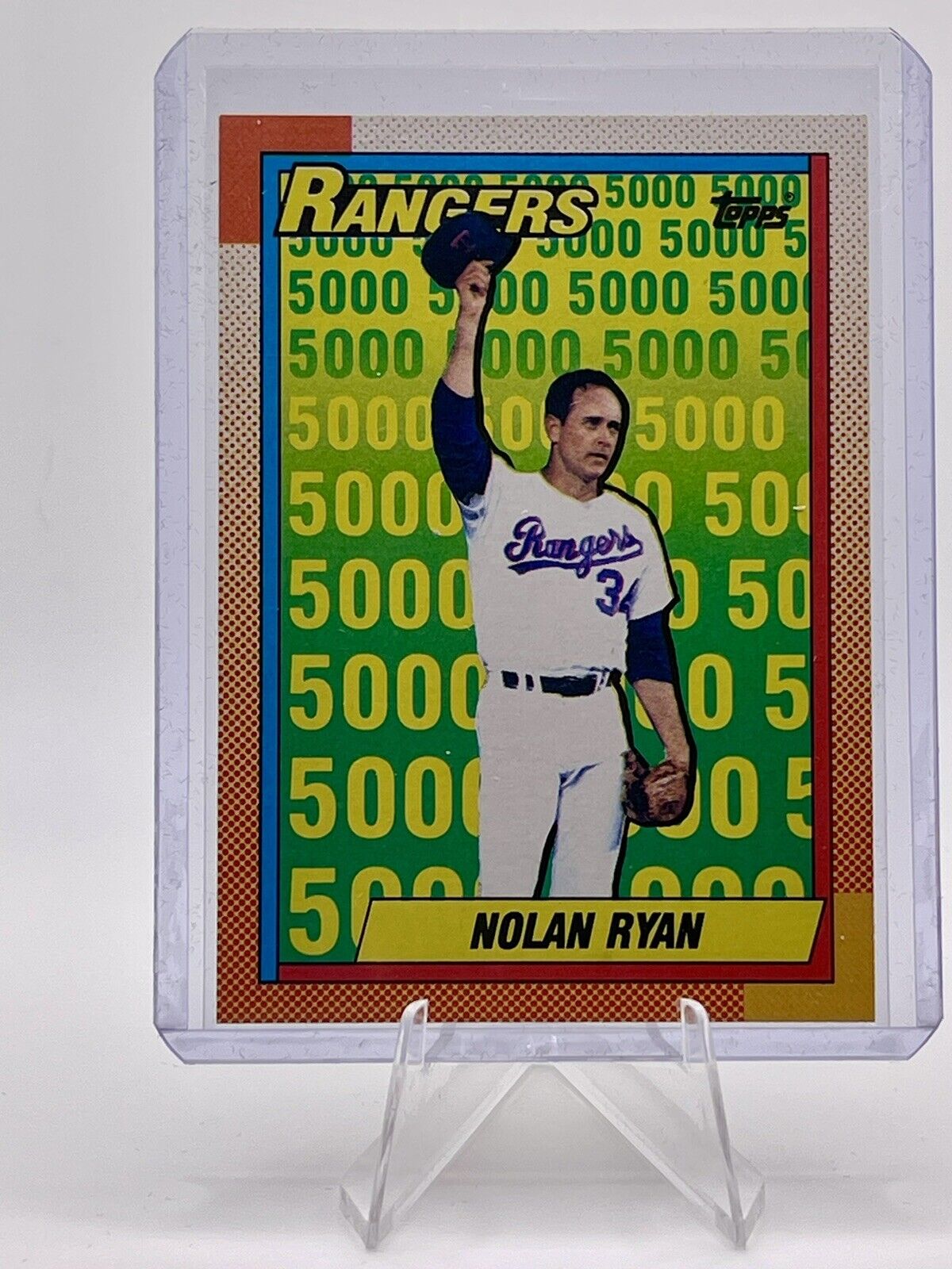 Nolan Ryan 1990 Topps 5000 Strikeouts #5