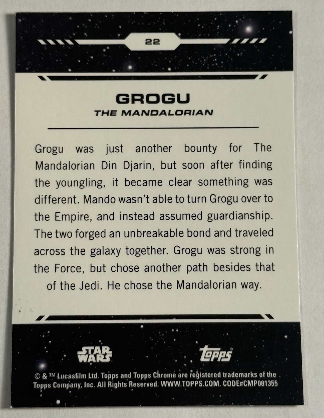 Star Wars Topps Chrome Grogu 22