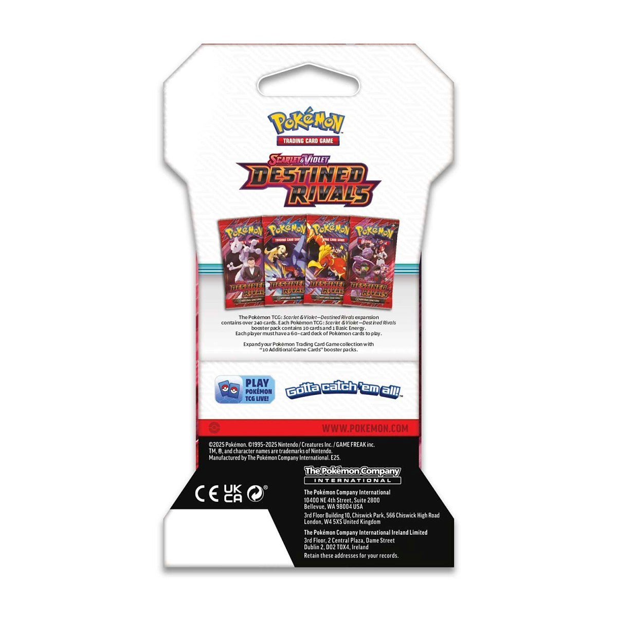 Pokemon Scarlet & Violet Destined Rivals Sleeved Booster Pack