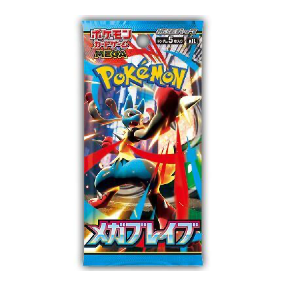 Pokémon TCG Mega Brave Booster Pack M1L Japanese Sealed