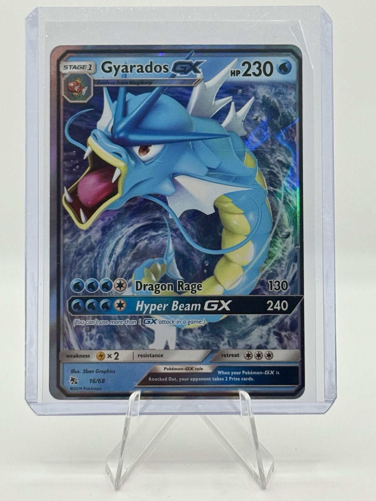 Gyarados GX 16/68 Hidden Fates Holo