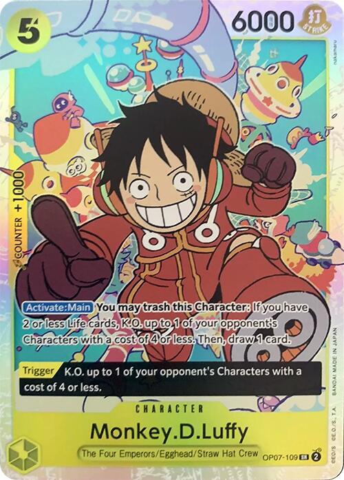Monkey.D.Luffy (109) OP07-109 500 Years in the Future Foil