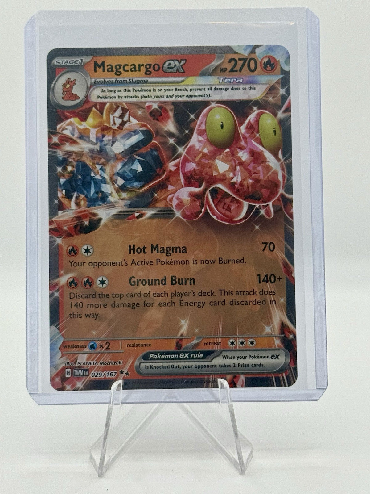 Magcargo ex 029/167 Sv06: Twilight Masquerade Holo