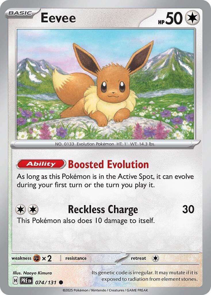 Eevee 074/131 Prismatic Evolutions Regular