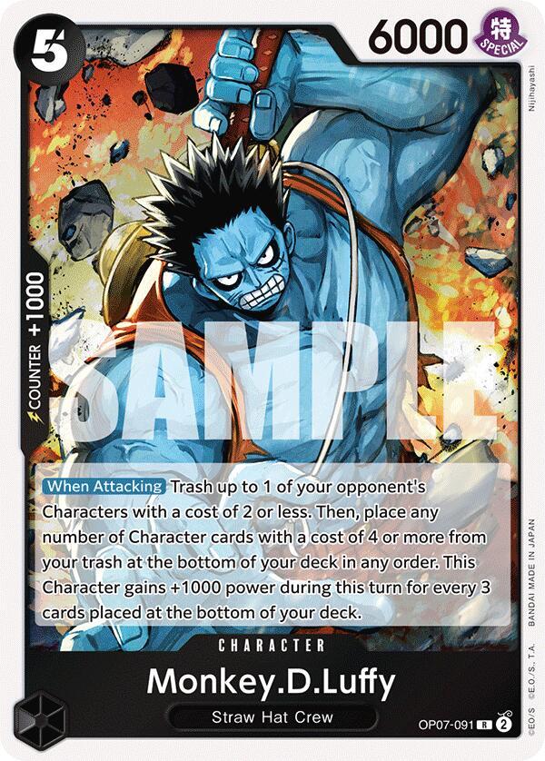 Monkey.D.Luffy (091) OP07-091 500 Years in the Future Foil