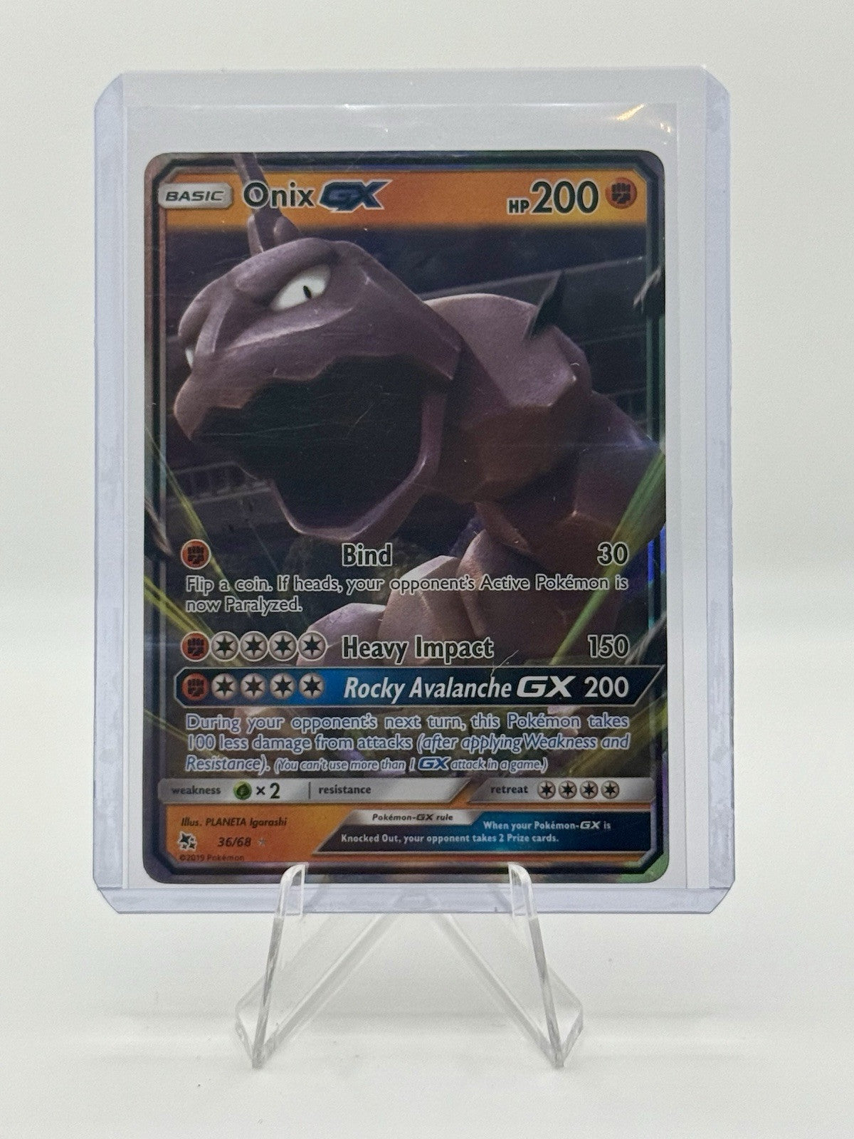 Onix GX 36/68 Hidden Fates Holo