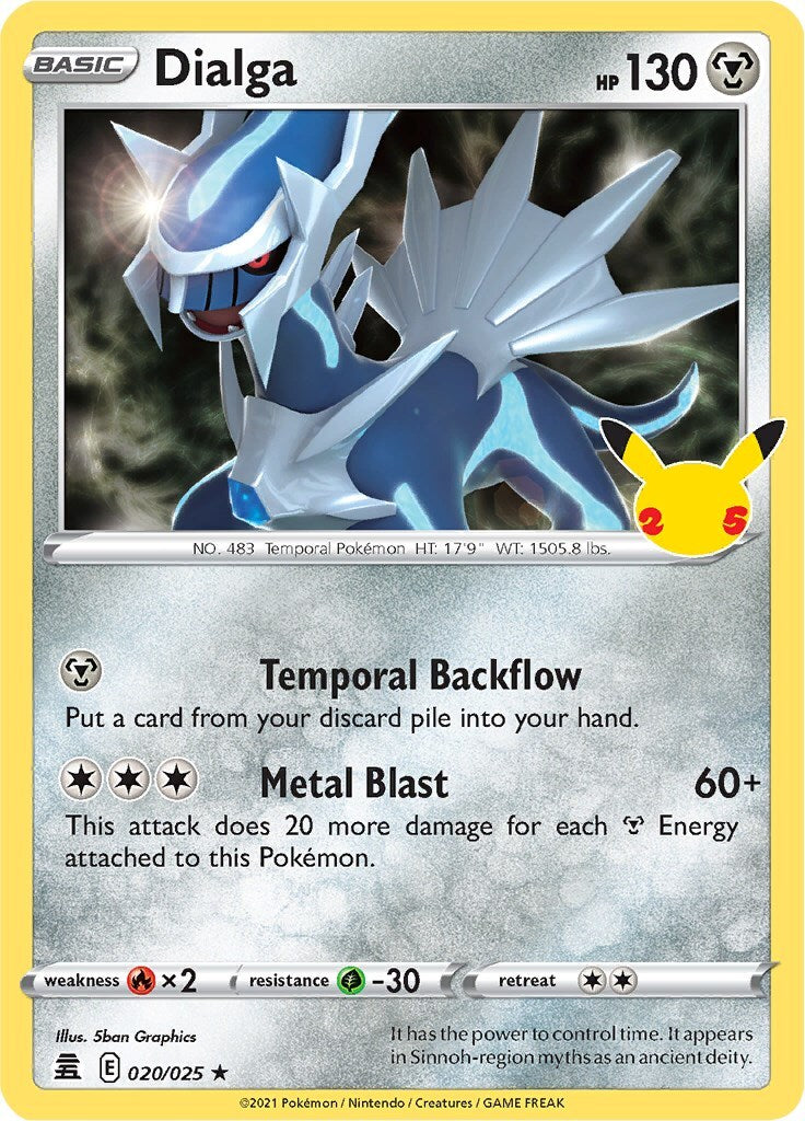 Dialga 020/025 Celebrations Holo