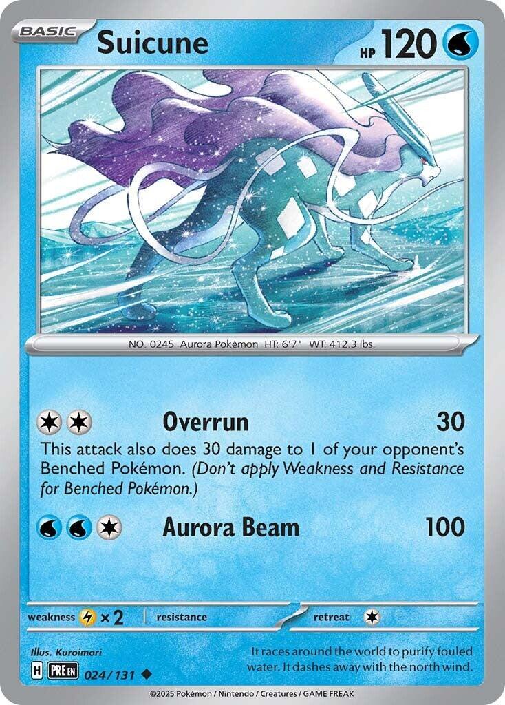 Suicune 024/131 Prismatic Evolutions Regular