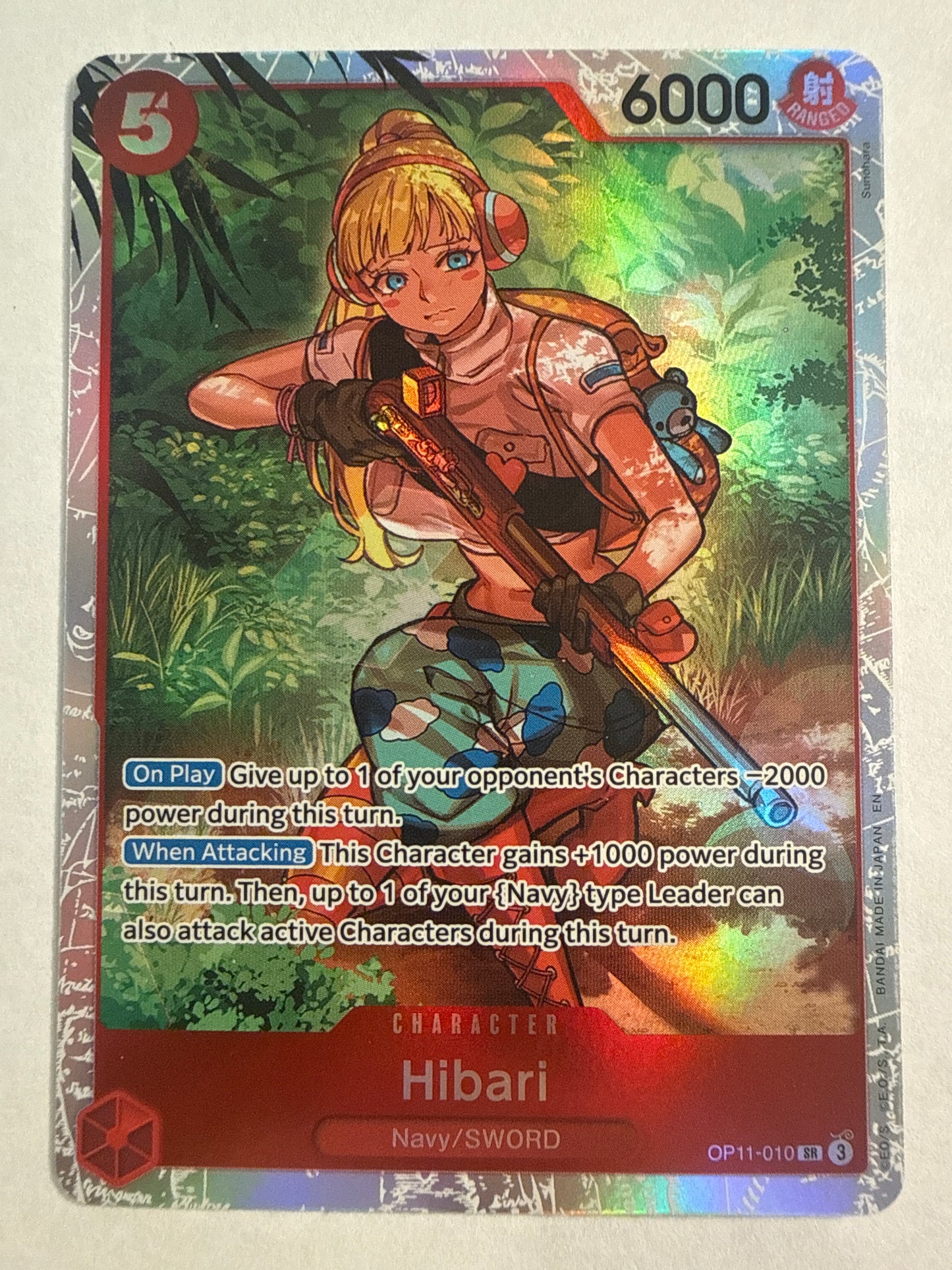 Hibari OP11-010 SR (Super Rare) – One Piece Card Game