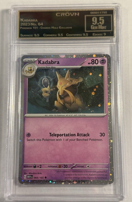 Kadabra - 064/165 Graded 9.5 Gem Mint
