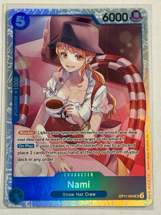Nami (054) OP11-054 A Fist of Divine Speed Foil