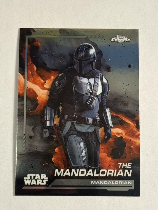 2024 Topps Chrome Star Wars Trading Card #21 The Mandalorian
