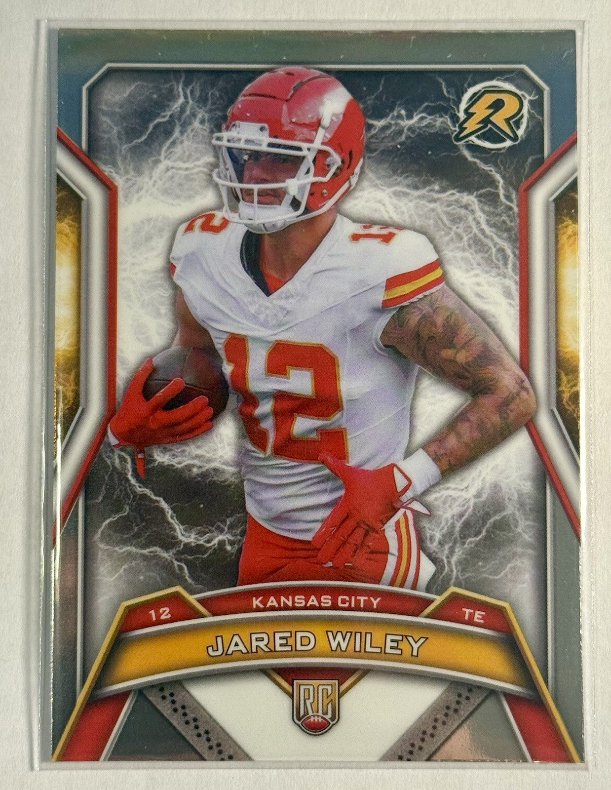 2024 JARED WILEY ROOKIE FOOTBALL CARD CHIEFS Topps 144