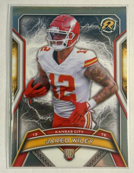 2024 JARED WILEY ROOKIE FOOTBALL CARD CHIEFS Topps 144