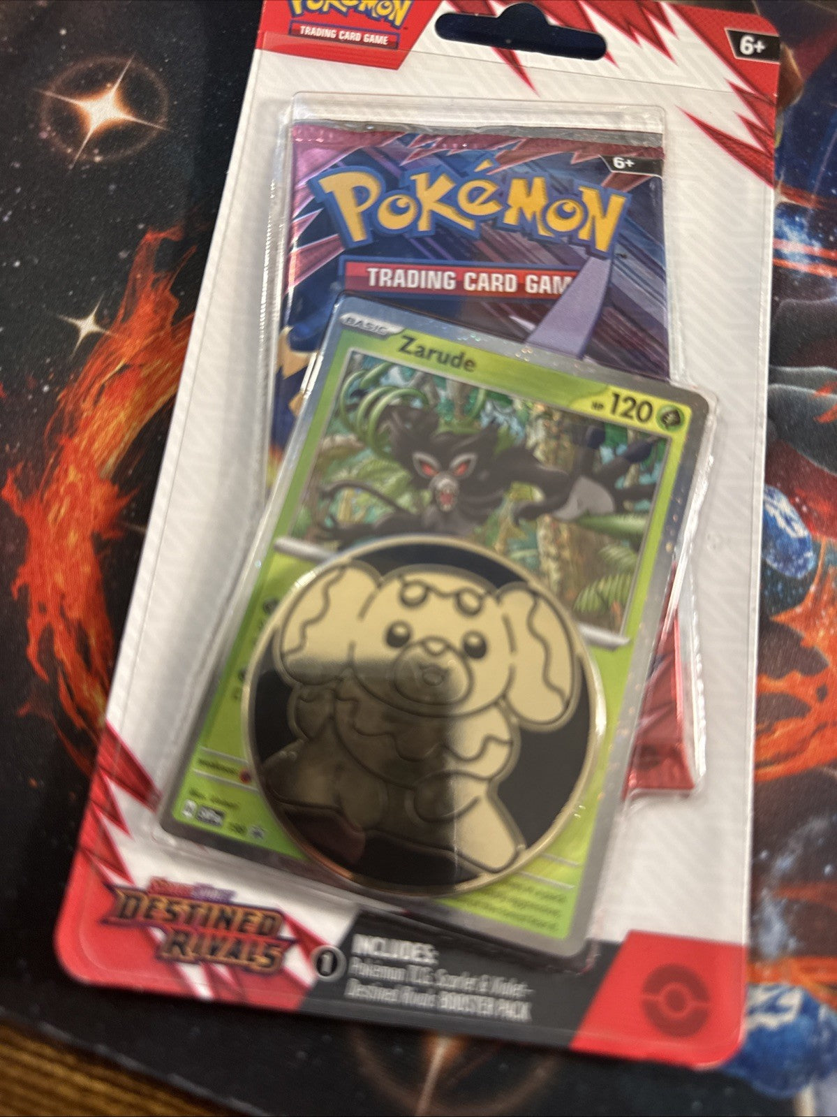 Pokemon TCG: Scarlet & Violet - Destined Rivals Checklane Blister - Zarude