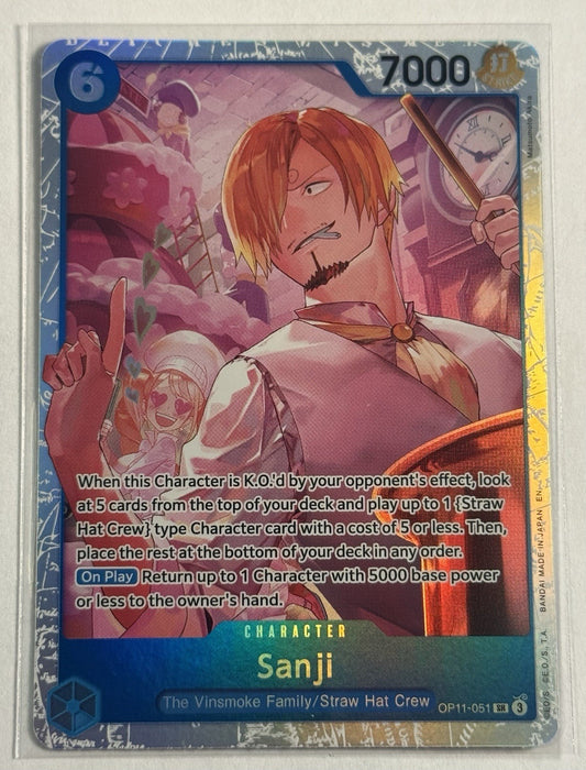 Sanji OP11-051 A Fist of Divine Speed Foil